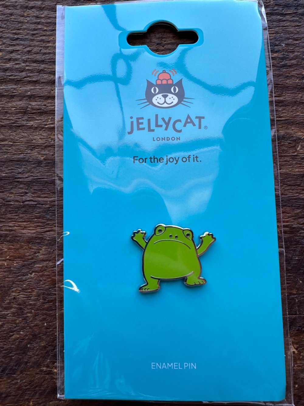 Jellycat Enamel Ricky Rain Frog Pin Badge